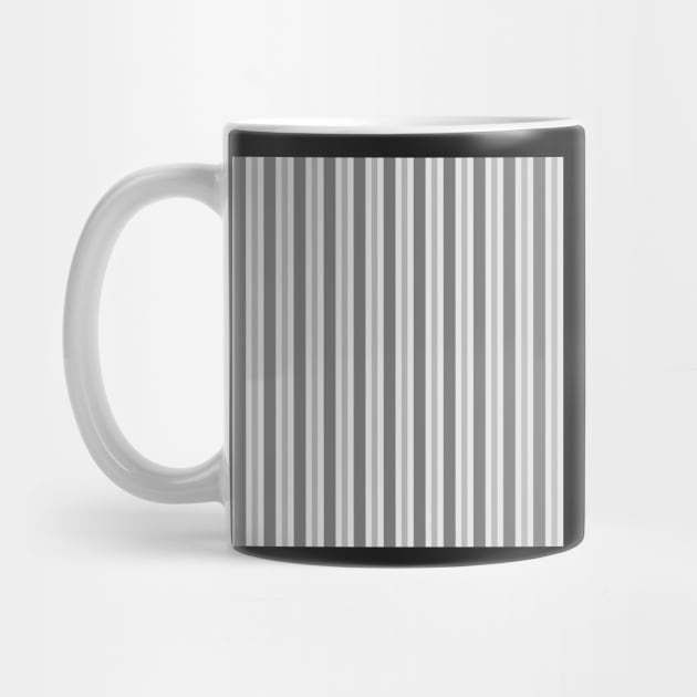 Soft Greys - Asymmetric Stripes by implexity